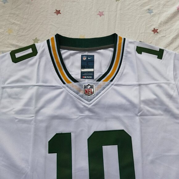 NFL LOVE White V-Neck No. 10 Jersey - Picture 4 of 9